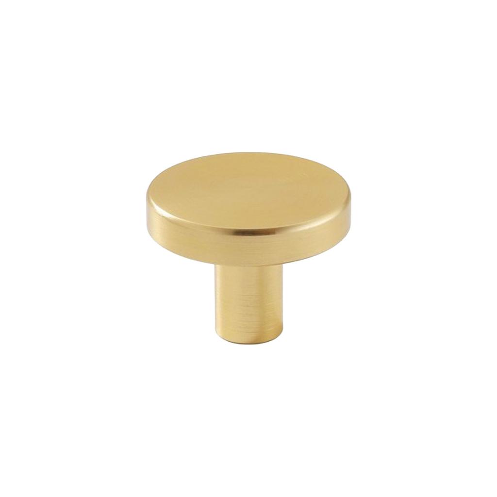 Aluminum Alloy Round Cabinet Knob Single Hole Furniture Handle Durable Corrosion Resistant Hardware for Drawer Wardrobe Door