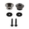 2pcs Metal Straplocks Strap Lock Button for Electric Acoustic Guitar Bass Replacements