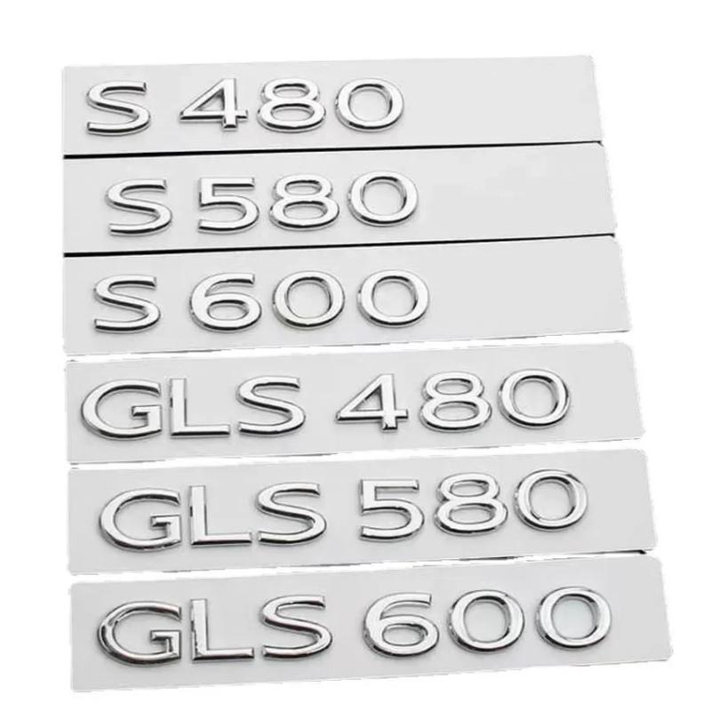 GLS 400 450 480 500 600 680 S480 580 600 badge car stickers For Mercedes-Benz MAYBACH series trunk label modified accessories