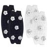 2pcs Ice Cleats 5 Teeth Ice Gripper Spike Anti-Slip Lightweight Hiking Crampons Ice Shoes Grippers Traction Climbing Cleats