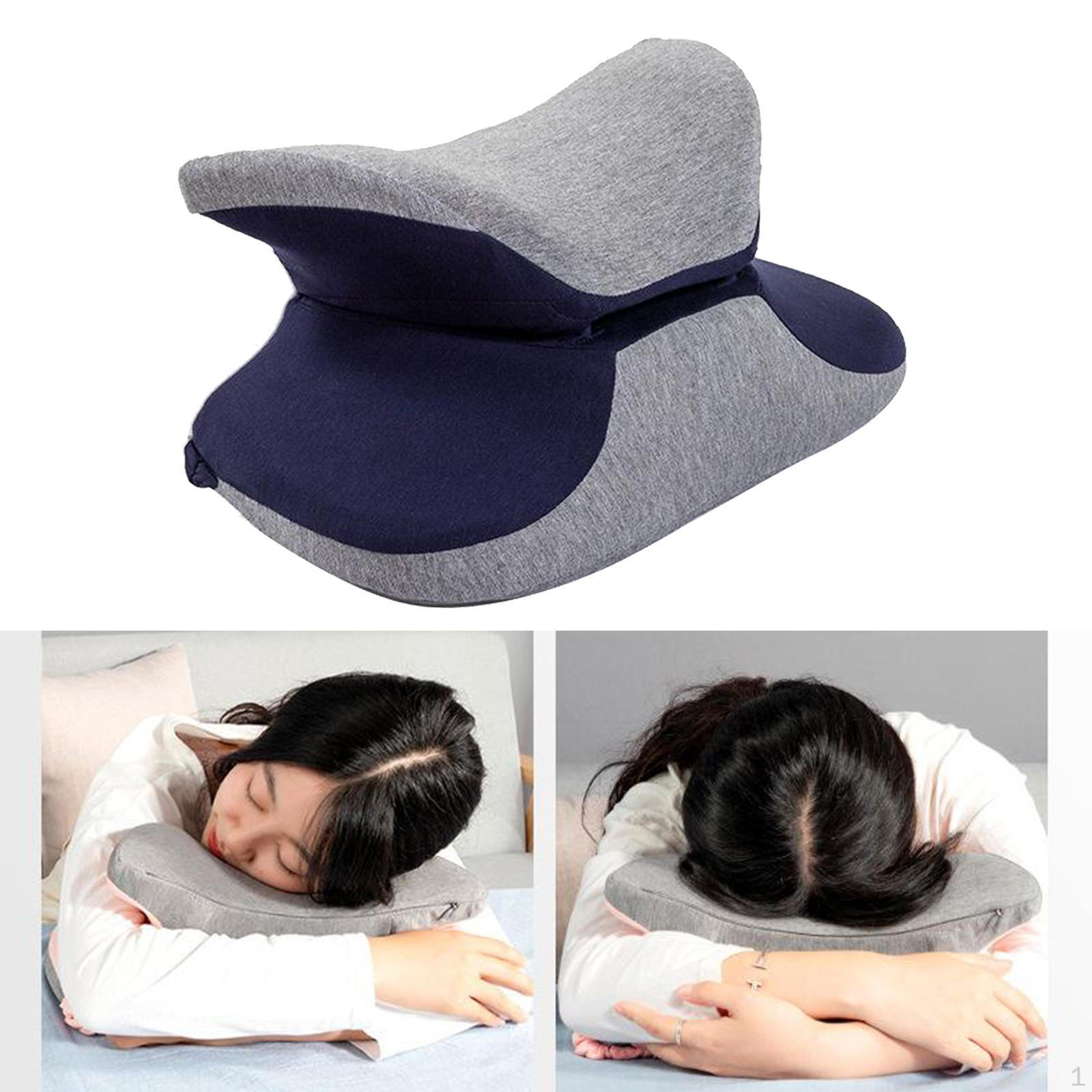 Cuddle Memory Foam Pillow Office Desk insserts for Travel Neck No Pressure Hands темно-синий 1570₽