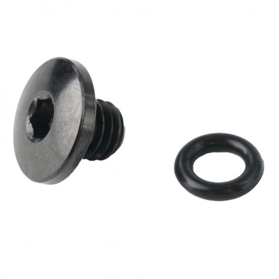 M5 Bicycle Hydraulic Disc Brakes Screw Bike Bleed Screw Bolt With O-Ring Parts For Shimano XT, SLX, Zee, Deore & LX
