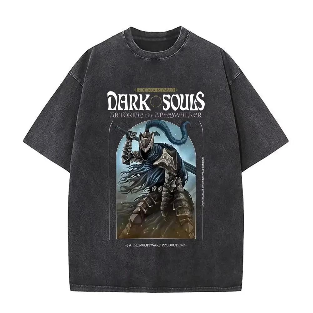 

Dark Souls Солер Славте Сонце Двостороння Вінтажна Ігрова Футболка L