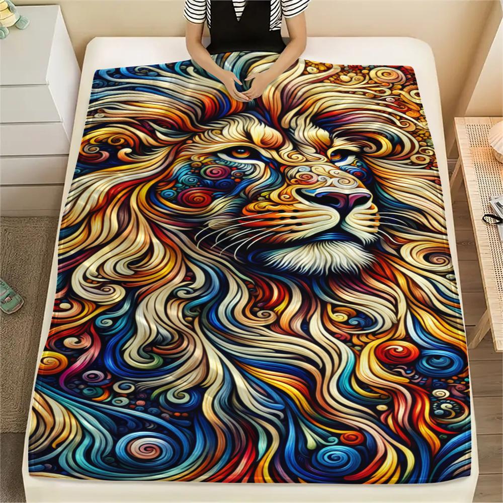 1 Manta de Franela con Estampado de Dibujos Animados, Alta Calidad, Cómoda para Todas las Estaciones, Decoración del Hogar, Calidez y Confort, Perfecta para Regalo de Navidad o Cumpleaños