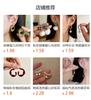 Korean Gold And Silver Two-Color Geometric Triangular Stud Earrings Female Niche Design Sweet And Cool Style Versatile Accessories