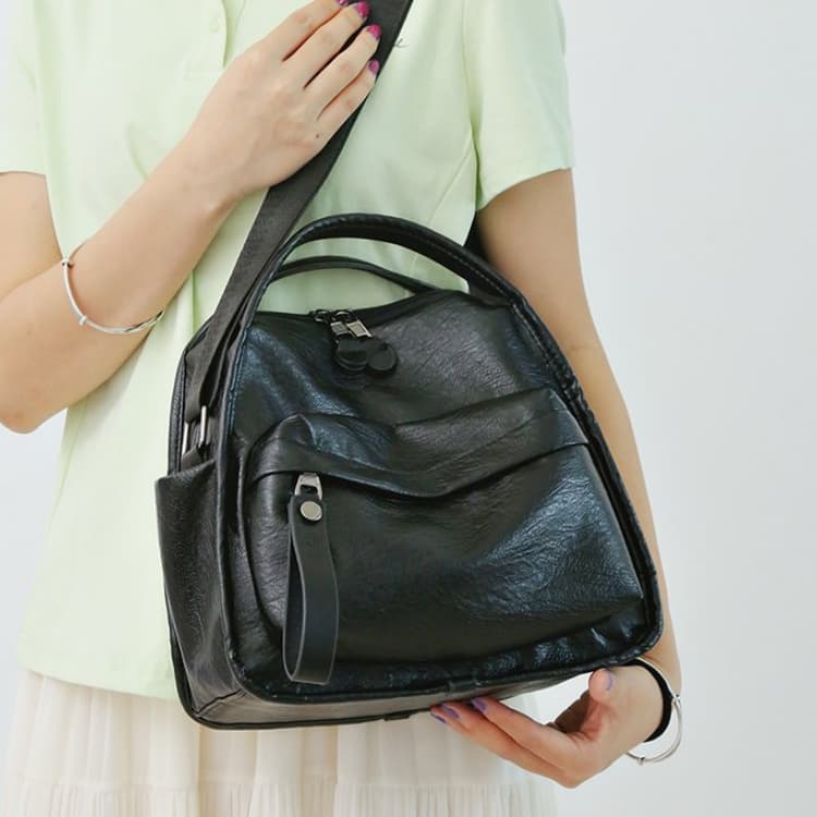 Retro Casual Portable Crossbody Small Backpack