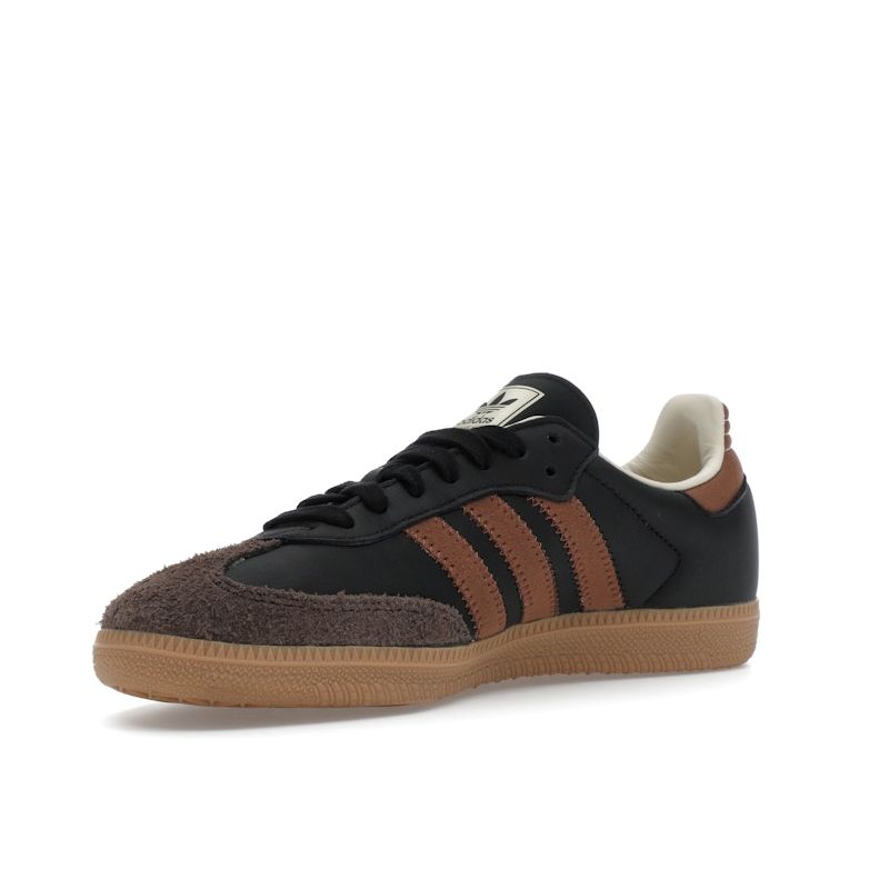 Adidas Samba OG Schwarz Gebraucht Braun Herren Sneaker Core-Black Dunkelbraun IE9123