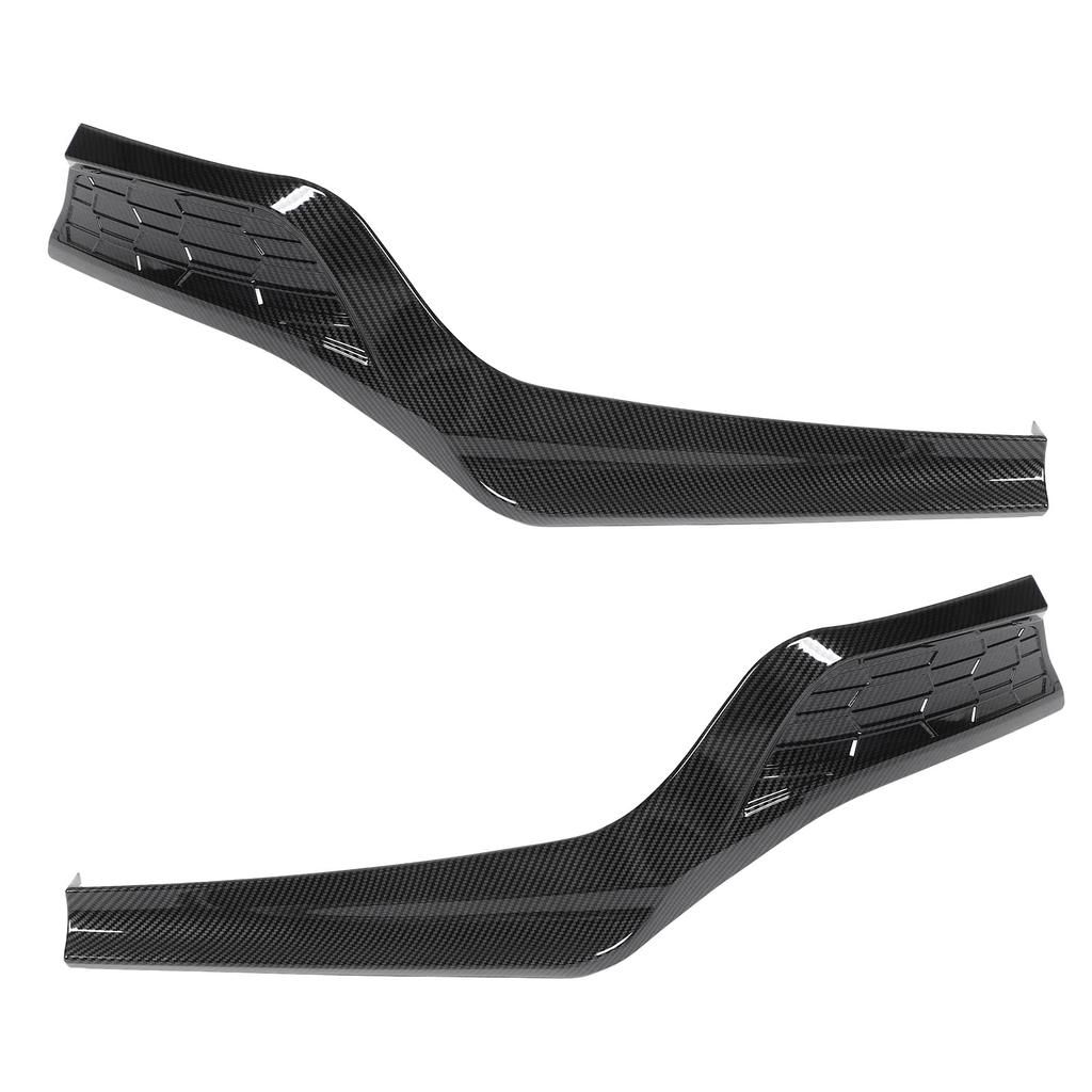 2pcs Rear Bumper Lip Left Right Bumper Wrap Angle Replacement for Civic 11th 2022 and Up Carbon Fiber Style