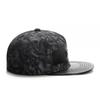 Hip-hop Flat Brimmed Cap Adult Sports and Leisure Baseball Cap Metal Inlay