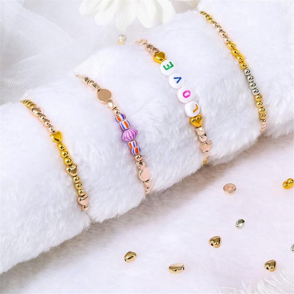1920PC Spacer Beads Set, Assorted Round for Jewelry Making