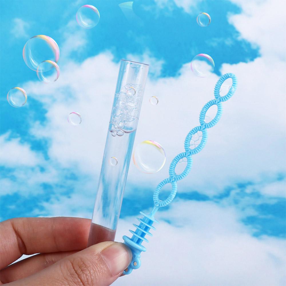 Soap Colorful Bubble Tube Toy 5-hole Mini Bubble Wand Cat Paw Bubble Blower  Amusement Park