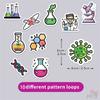 500Pcs/Roll Q Chemical Experiment Kids Rewards Stickers - DIY Scrapbooks Album Decor Sealing Label Decals