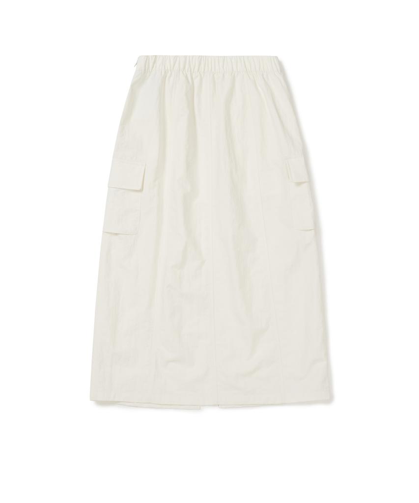 SNOWPEAK APPAREL Cample Flare Skirt (S25Swcsk11) Butter Ivory