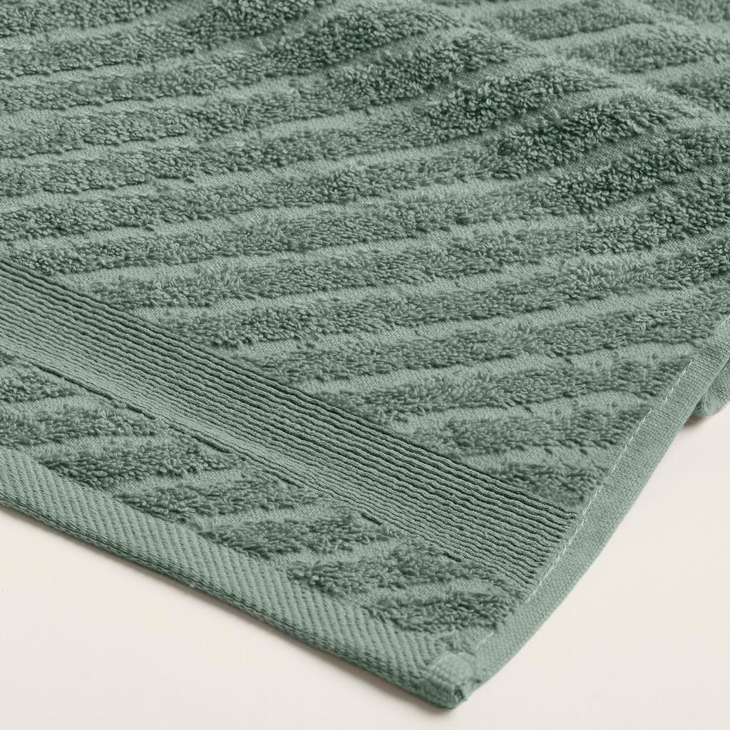 Likya Jacquard Cross Striped 4 Pieces Face Towel Set, Cotton Face Hand Towels,Soft Cotton Face Towels, Soft Hand Towel, Cotton Hand Towel