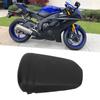 Motorcycle Rear Passenger Pillion Seat Synthetic Leather Replacement for Yamaha R6 2003