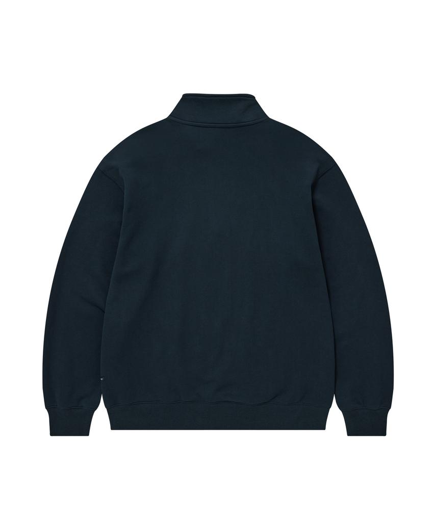 COVERNAT C Logo Half-Zip Sweatshirt Navy