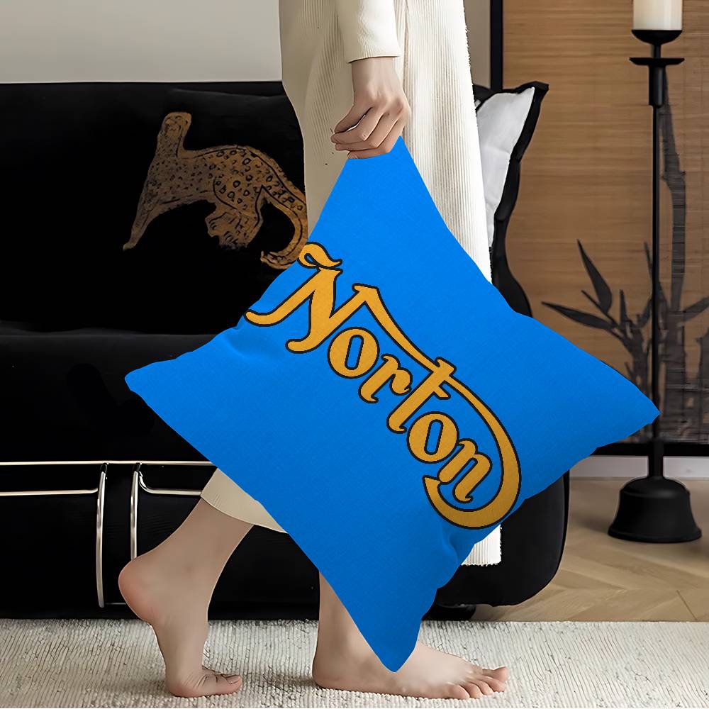 NNORTONS Motorcycle Pillow Gift Home Office Decoration Pillow Bedroom Sofa Car Cushion CoverPillow Case