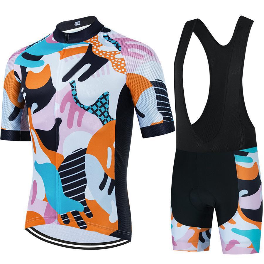 Anzug, Radhose, Sportbekleidung, Herren Kurzarm Atmungsaktiv Neu 2026 Sommer Atmungsaktiver Anzug, Radanzug.