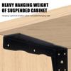 Heavy Duty Support L Shaped 90 Degree Right Angle Wall Support Tool for Shelf Bracket