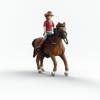 Figurines Hannah and Cayenne, SCHLEICH 42711 Horse Club, From 4 Years
