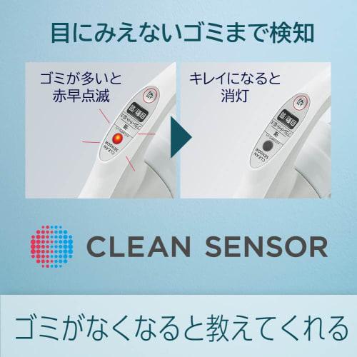 Panasonic Vacuum Cleaner Paper Pack Type Lightweight Compact High Power Clean Sensor Equipped with Parent and Child Nozzle White MC-PJ220G-W