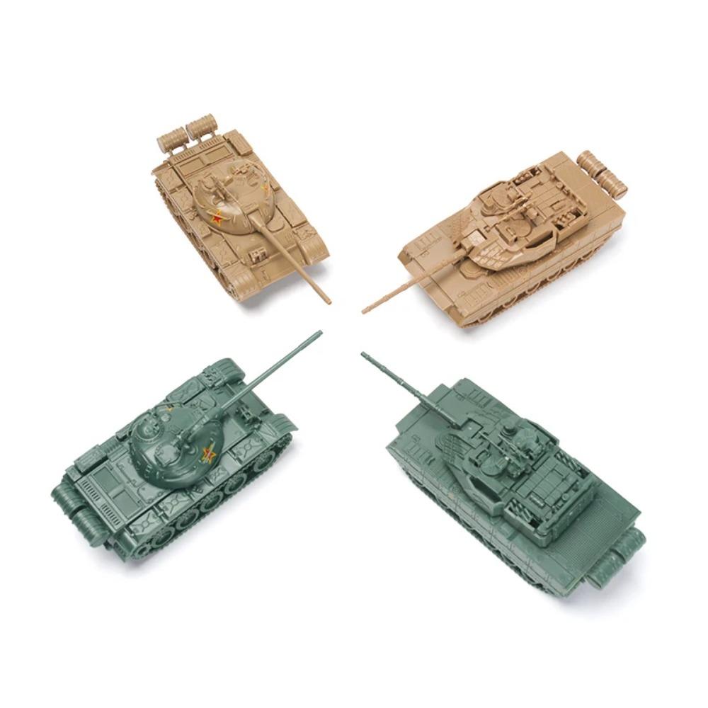4D Assembly 1/72 Chinese Type 59 Tank Type 15 Light Tank Non Glue Assembly Model Military Boy Toy Gift