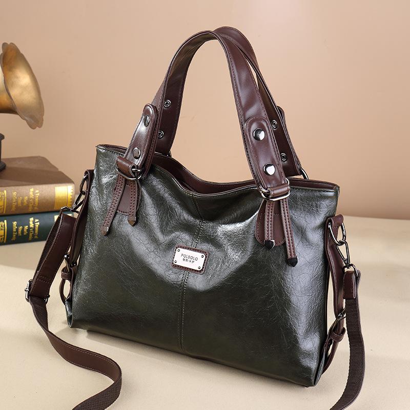 Frühling/Sommer Damen Tasche Große Kapazität Handtasche Weiblich Retro Pendeln Mode Alles Auf Einer Schulter