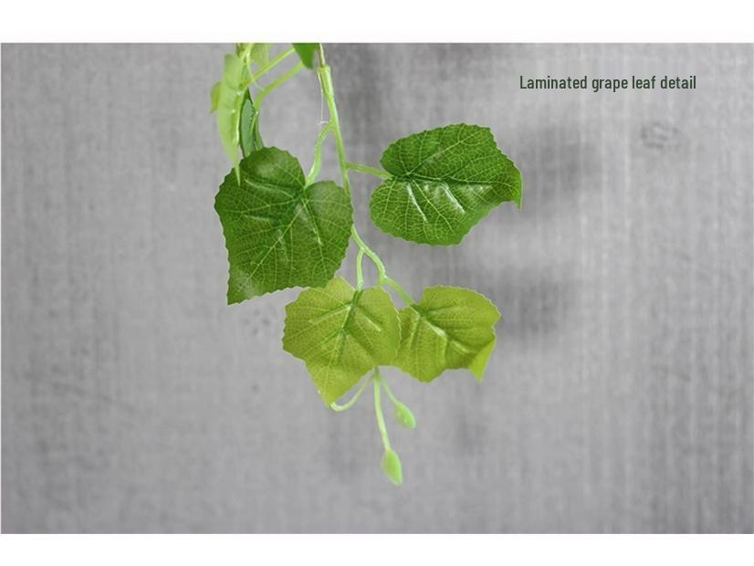 Decorative Rattan Faux Leaf Vines for Air Conditioning Pipe or Shopping Mall Display