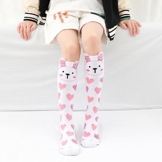Children warmer ankle short lovely socks Cartoon Cute Kids child Knee High Socks infant cotton Baby Animal Over Knee Socks girls