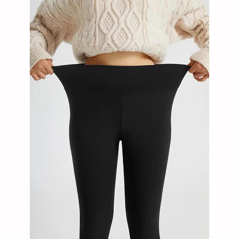 Pockets Thick Winter Warm Leggings Women Casual Velvet Warm Leggings Warm Pants