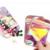 Laser Rainbow Self Sealing Bag Reusable Sealed Zipper Lock Packaging Bag Earrings Necklaces Hair Accessories Wrapping Pouch Product Storage Sack