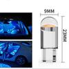 10/20/50PCS T10 DC 12V Car LED Light Canbus Glass COB 6000k Reading Dome Lamp Marker Wedge License Plate Light Bulb Wholesale