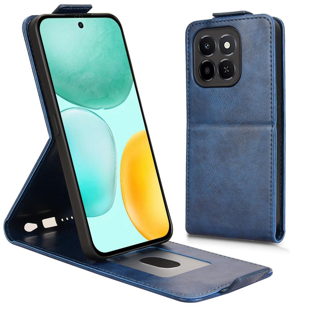 For Honor X6c 4G Stand Case Magnetic Clasp Vertical Flip Leather Phone Cover with Card Holder