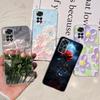 Transparent Soft TPU Coque For Xiaomi Redmi Note 11 Pro 4G 5G Note 11 11s Case Women Girly Fashion Flower Butterfly Funda Shell