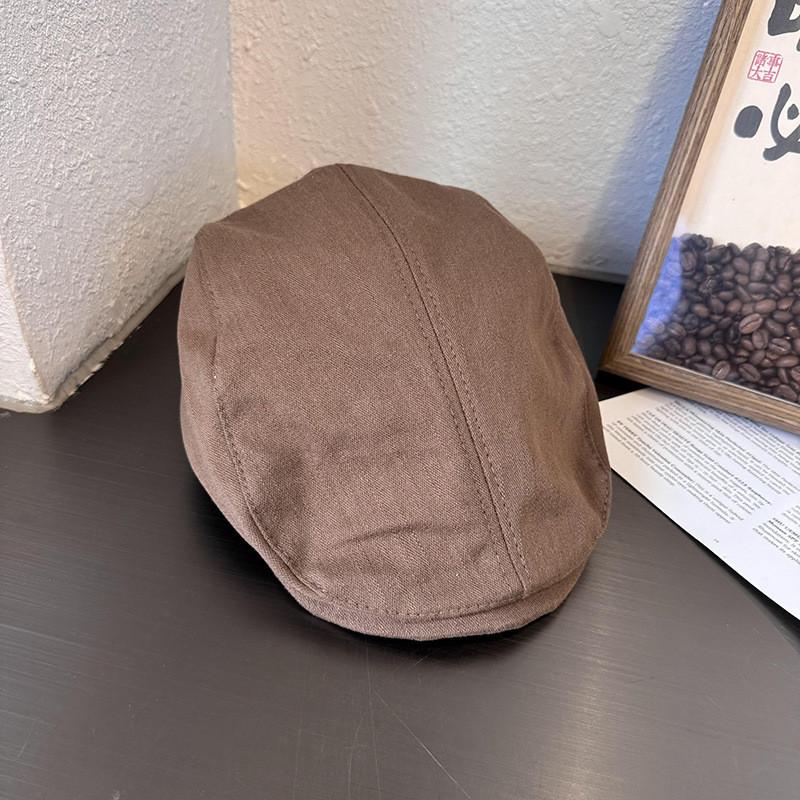 Vintage British Retro Newsboy Cap With Cotton Blend For Men And Women Summer And Winter Wear