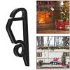 100pcs Christmas Lights Gutter Clips Reusable Waterproof Frostproof Plastic Gutter Clips String Light Hooks for Party  