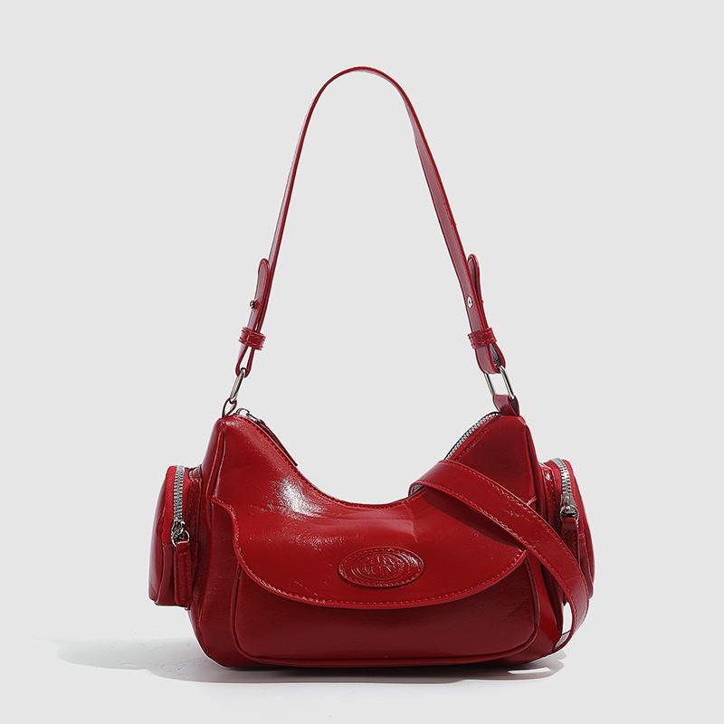 This Year's Trend: Niche Textured Underarm Bag Handbag 2025 Spring Summer New High-end Single Shoulder Crossbody Bag for Women