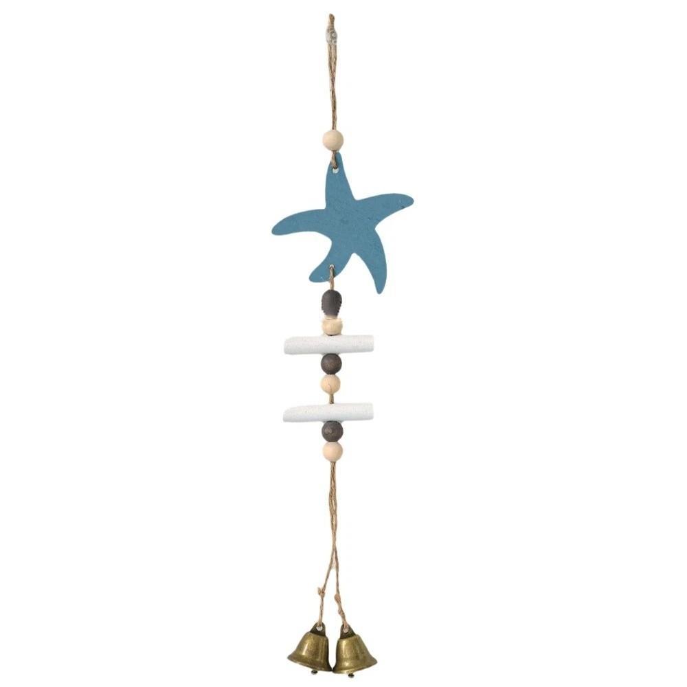 Marine Animals Wooden Ocean Pendants Ocean Themed Dolphin Wind Chimes Window Hanging Starfish Style