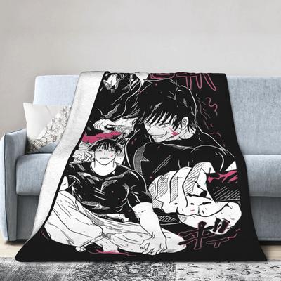 Toji Fushiguro JJK Anime Blankets Flannel  Winter  Breathable Ultra-Soft Throw Blankets for Bedding Outdoor Bedding Throws