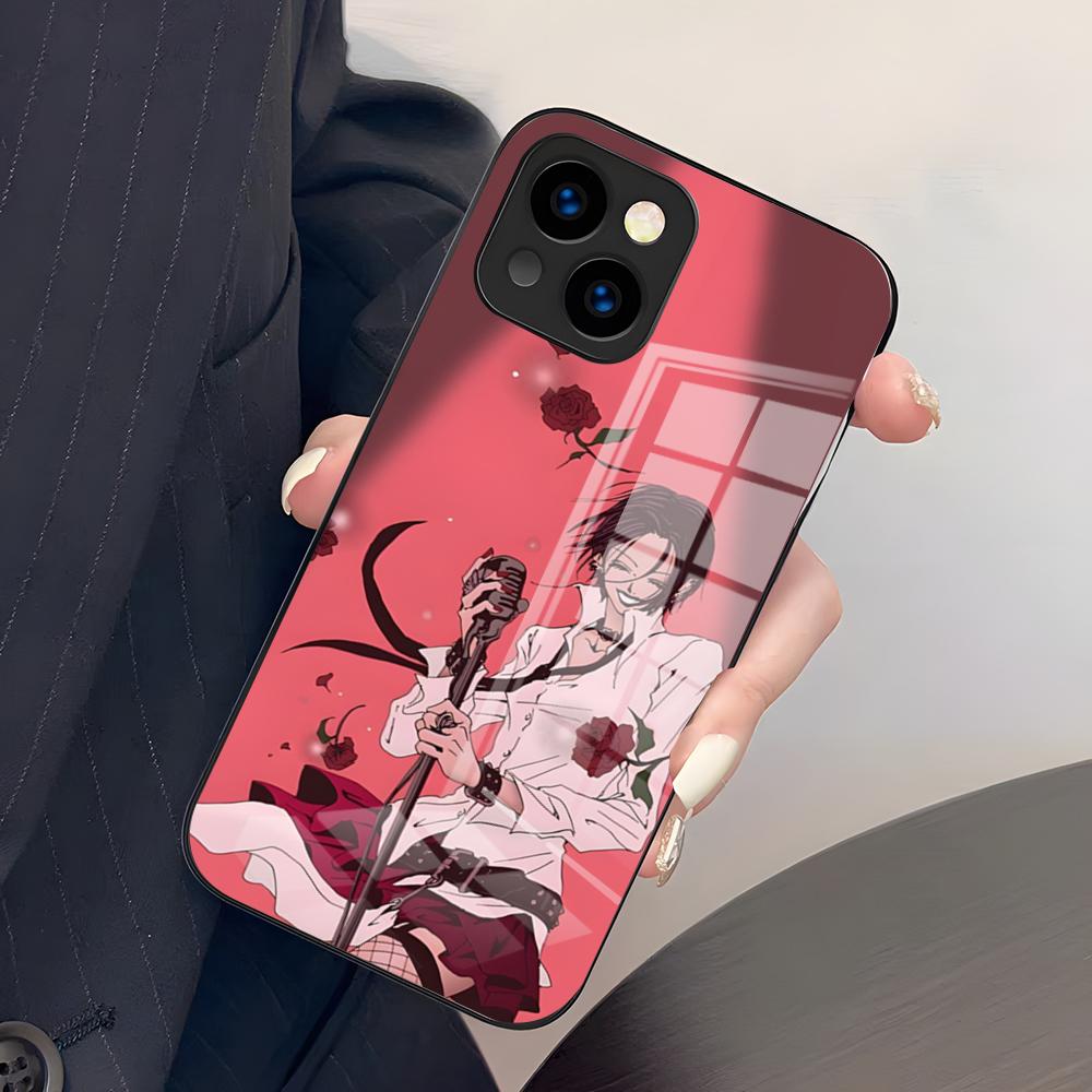 Anime N-Nana Osaki Phone Case For IPhone 17 Pro Max 15 Pro 16 14 Plus 12 13 Mini 11 Pro Shockproof Glass Cover