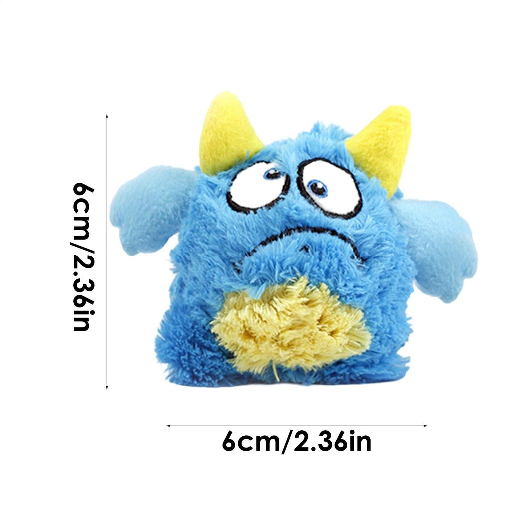 Squeaky Plush Dog Toy Interactive Puppy Toy Cute Soft Pet Toy Stuffed Dog Toys With Squeaker For Teething Chewing Training Play