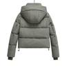 Womens Hooded Cotton Puffer Jacket Thick Warm Casual Streetwear Coat With Zippered Pockets