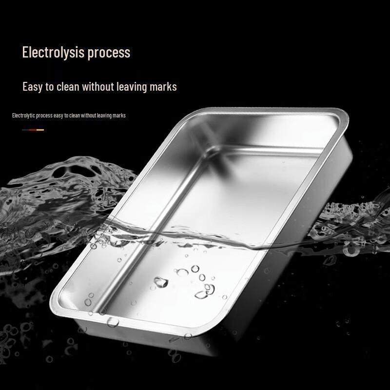 Kommerzieller rechteckiger tiefer Lebensmittelbehälter aus Edelstahl