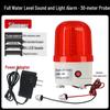 220V High-Decibel Water Level Alarm Sensor for Overflow and Shortage Detection In Water Towers and Tanks with Sound and Light Alerts