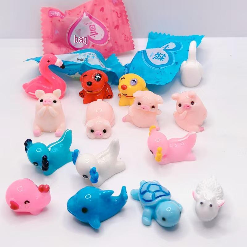 Mini Solid Color Animal Blind Box Toys for Kids - School Prizes & Birthday Gifts