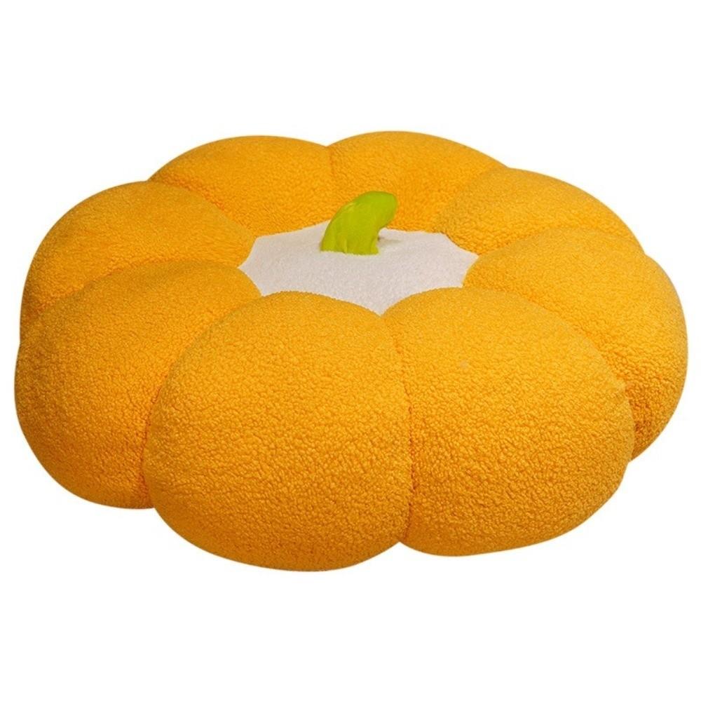 Cute Pumpkin Cushion Futon Flurry Soft Pumpkin Shaped Pumpkin Pillow Multi Purpose Home Decor Lazy Person Tool Living Room