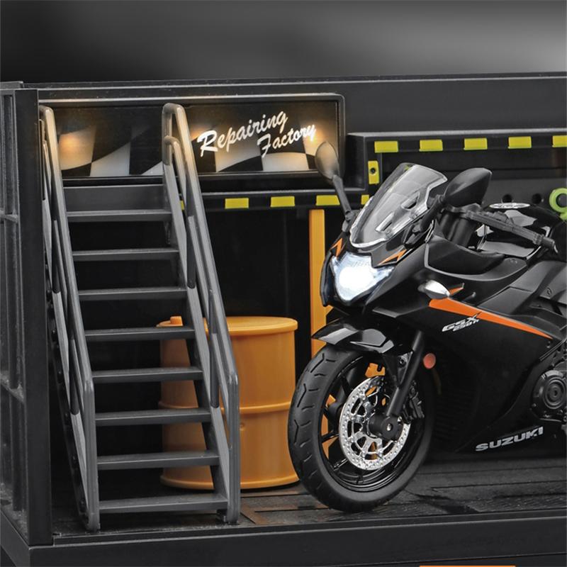 1/12 Suzuki GSX-250R Legierung Rennmotorrad Modell Simulation Druckguss Metall Wettbewerb Motorrad Modell Sammlung Kind Spielzeug Geschenk
