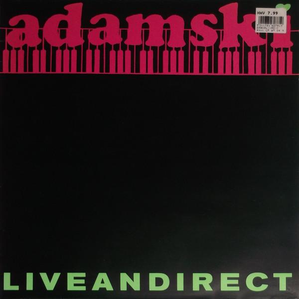 12inch Record ADAMSKI - Liveandirect MCG6078 MCA Records 1989 UK Dance & Electronica Used