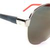 Great LOUIS VUITTON Sunglasses Pacific Pilot Silver Mens Used