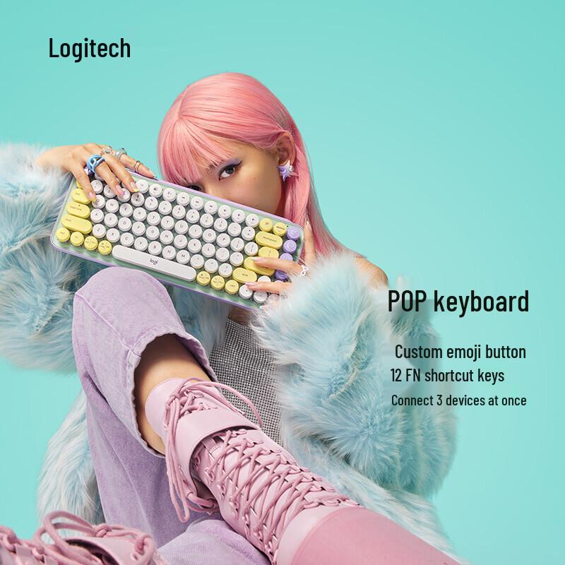 Logitech POP KEYS Wireless Mechanical Keyboard